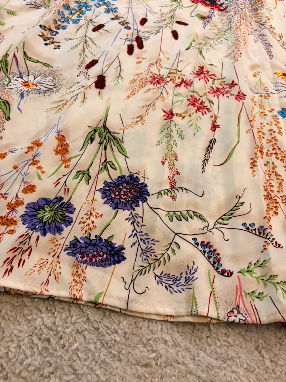 👗 Robe Curve - Motifs Fleuris - Femme (0XL)