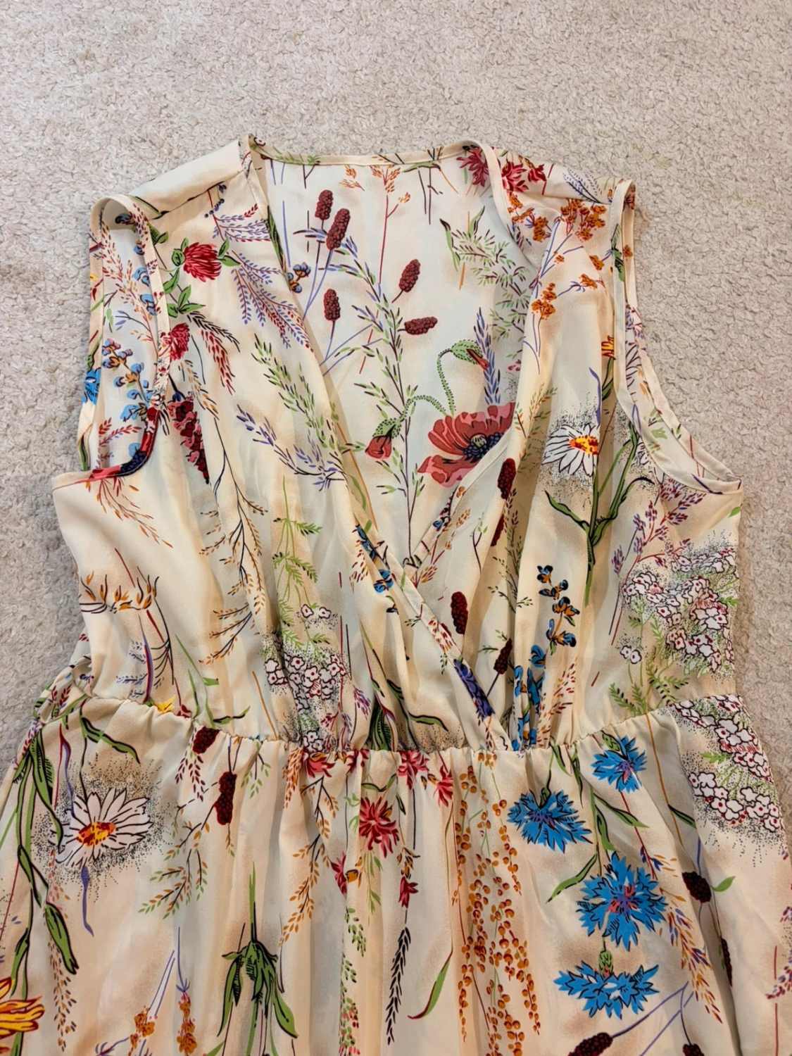 👗 Robe Curve - Motifs Fleuris - Femme (0XL)