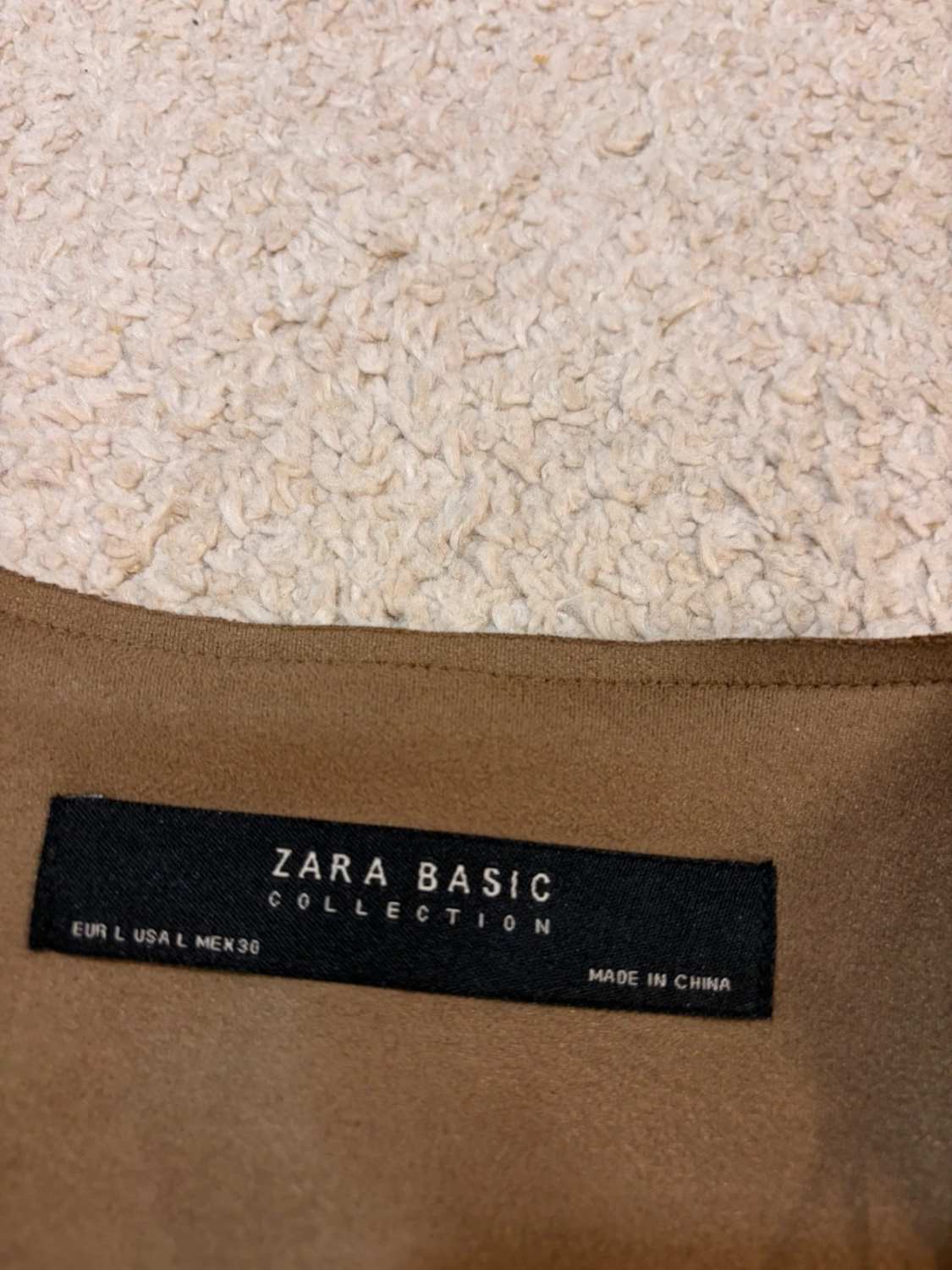 🧥 Cardigan Zara Basic - Marron - Femme (L)