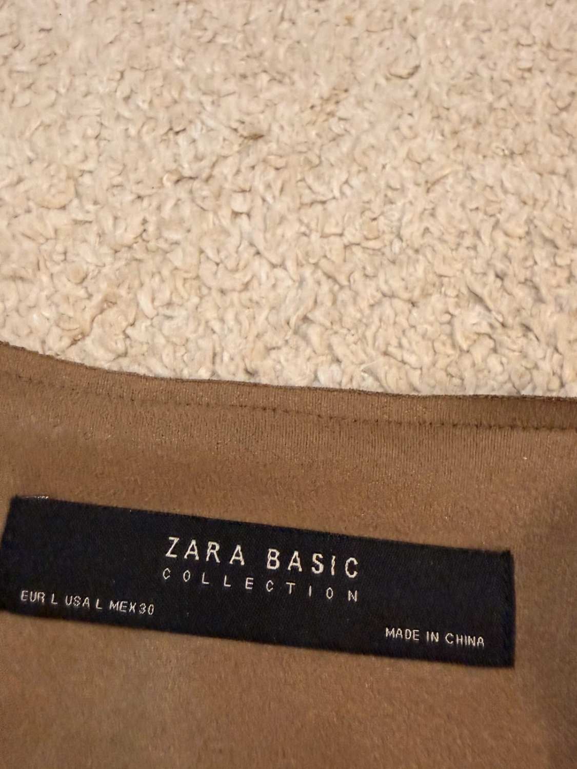 🧥 Cardigan Zara Basic - Marron - Femme (L)