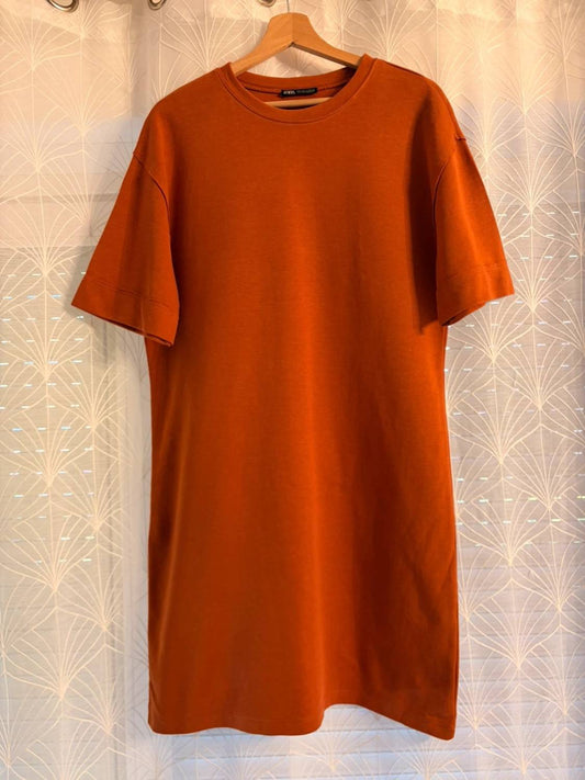 Tunique Zara - Orange - Femme (M)
