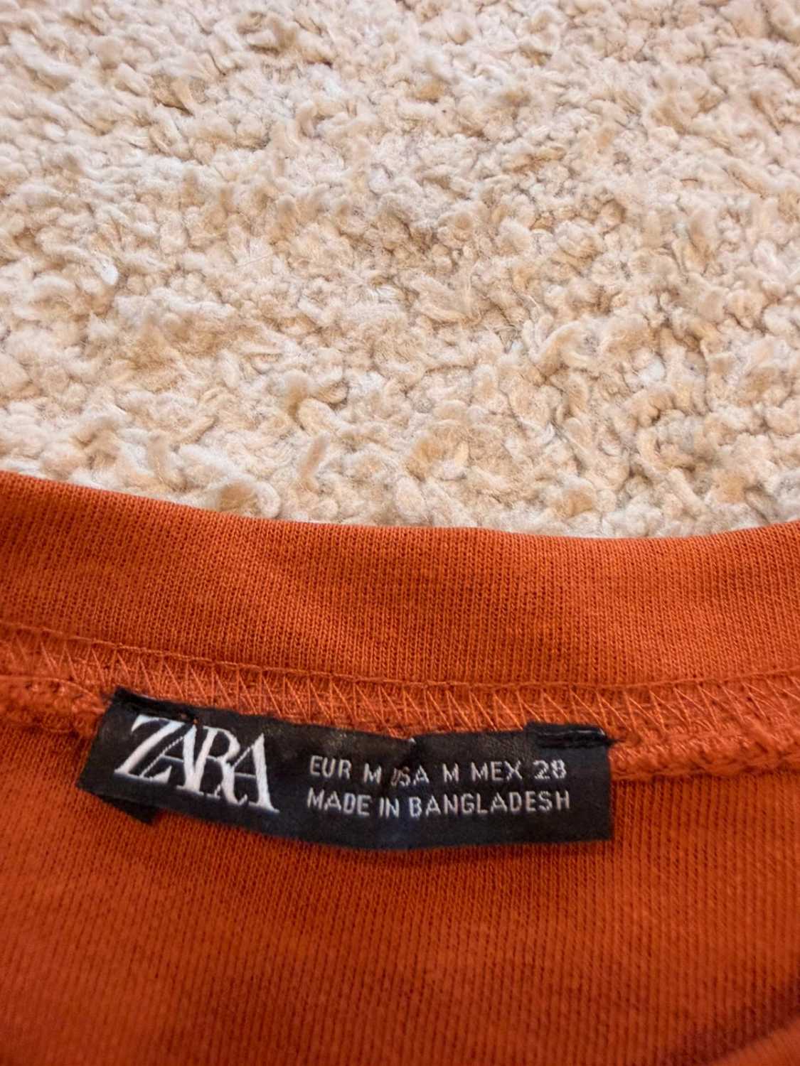 Tunique Zara - Orange - Femme (M)