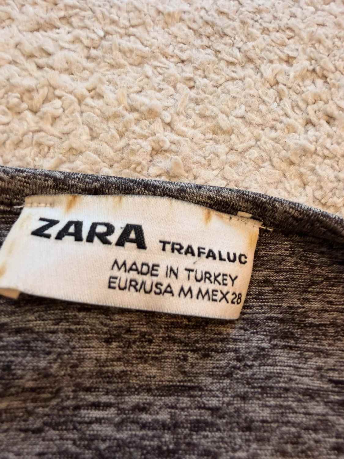 Cardigan Zara Trafaluc - Gris - Manches Courtes - Femme (M)