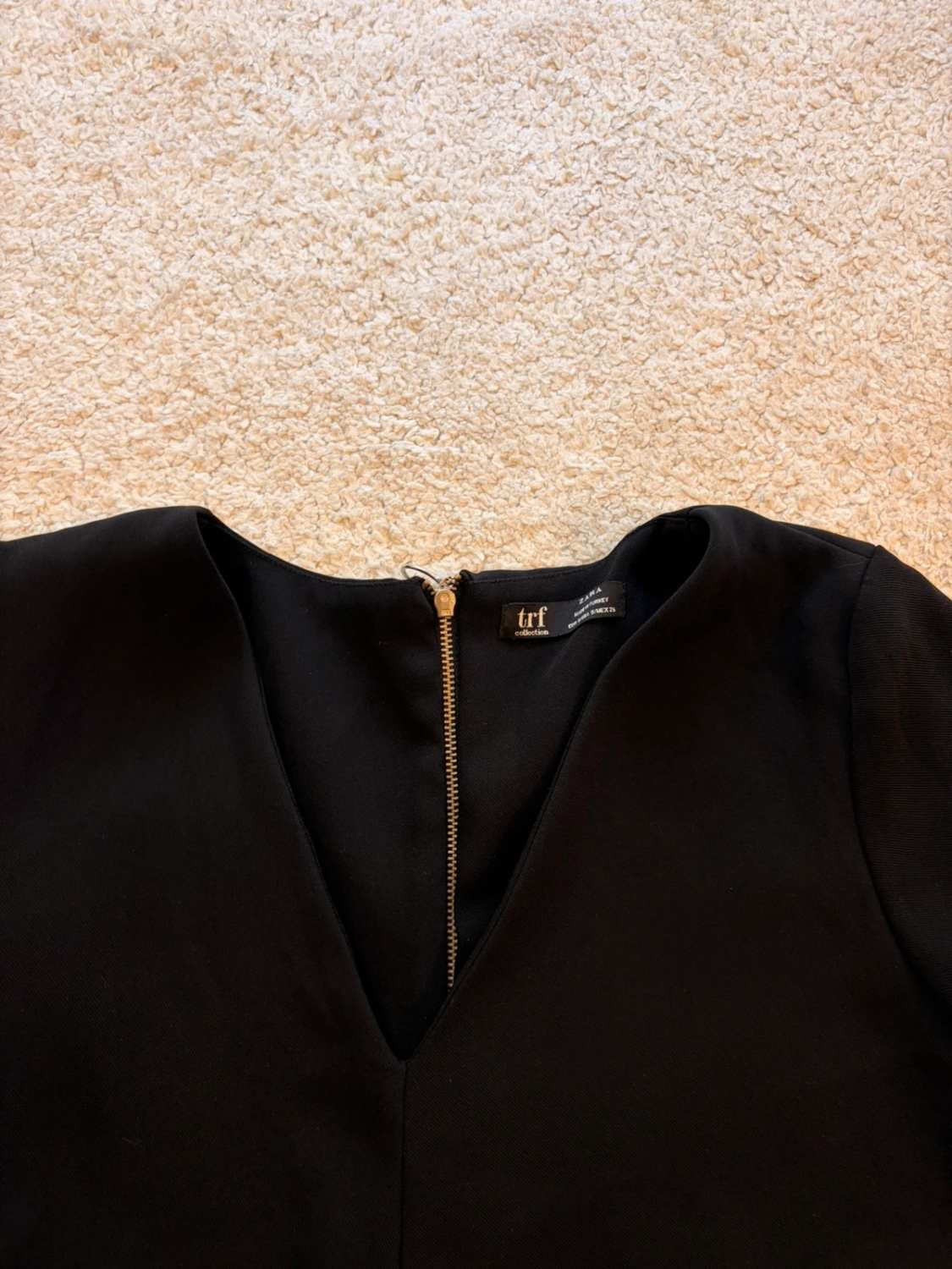 Tunique Zara TRF Collection - Noir - Femme (S)