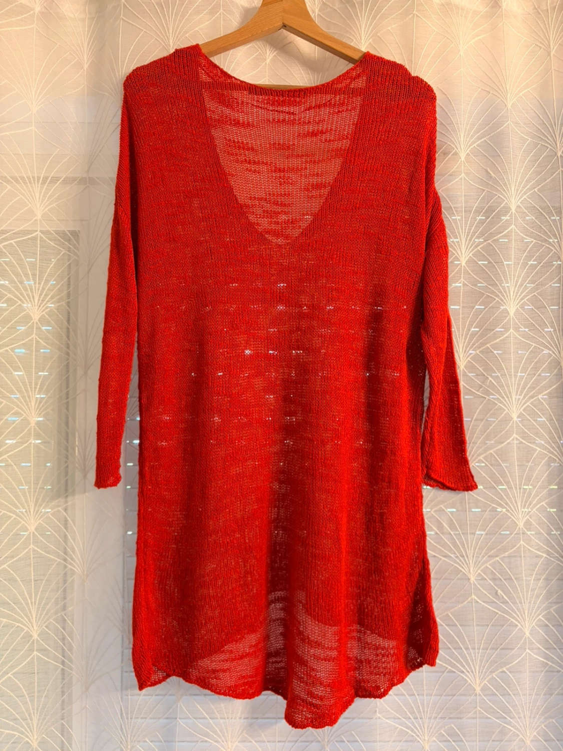 Cardigan Zara Knit - Rouge - Femme (M)