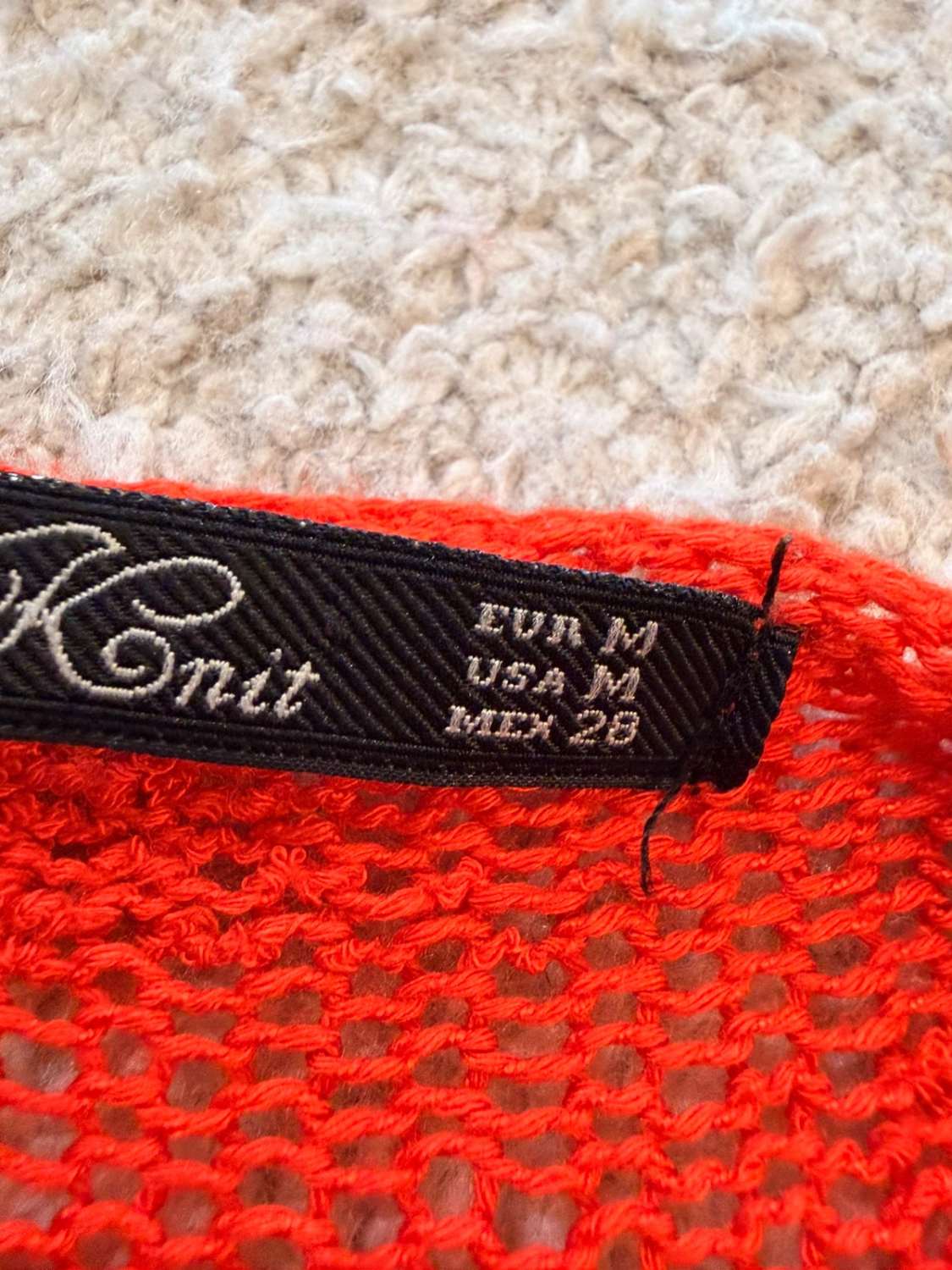 Cardigan Zara Knit - Rouge - Femme (M)