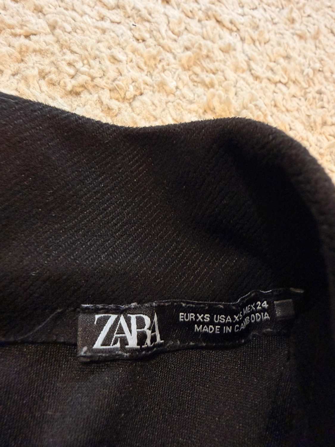 Tunique Zara - Noir - Femme (XS)