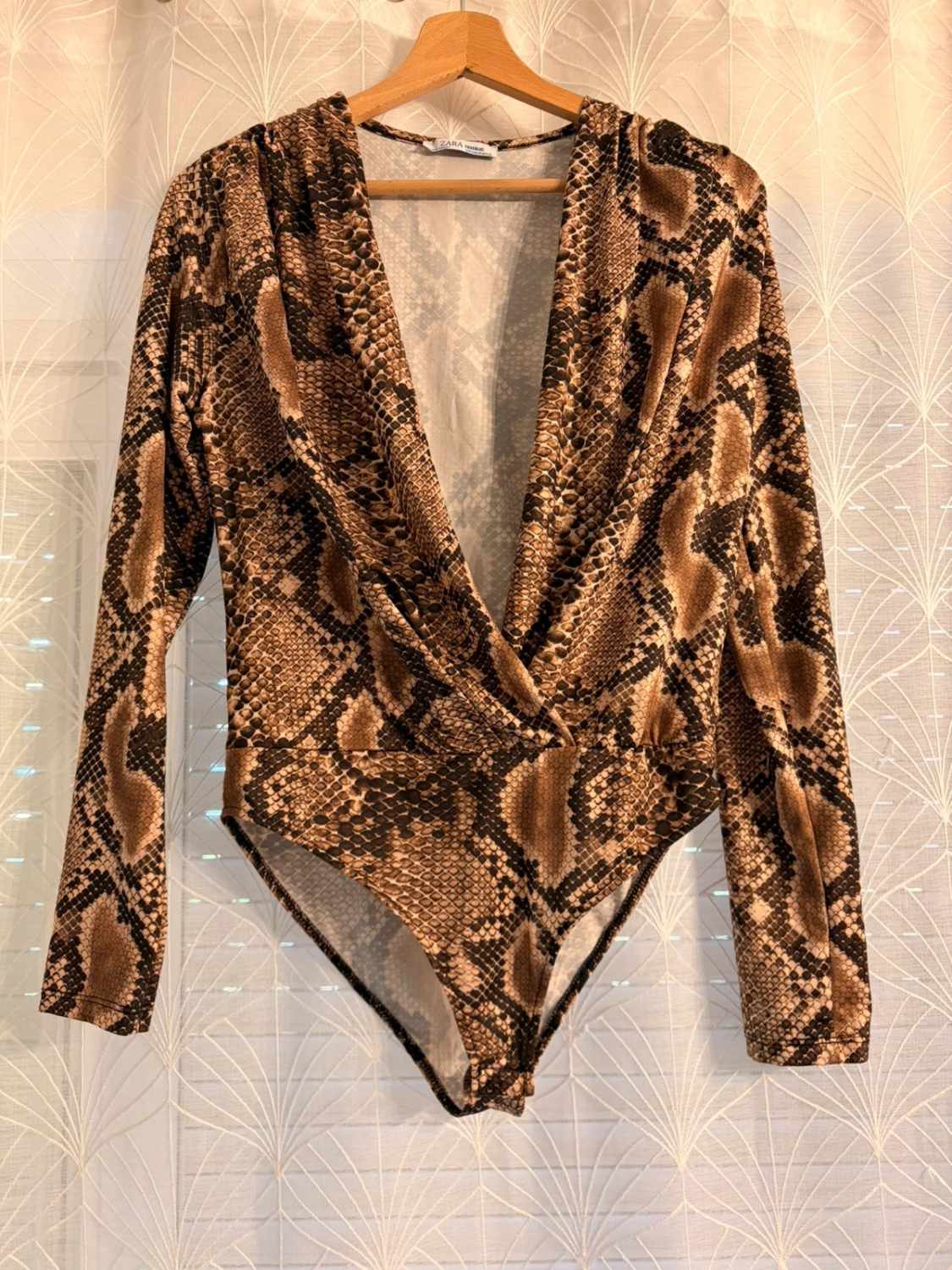 Body Zara Trafaluc - Motif Serpent - Femme (M)