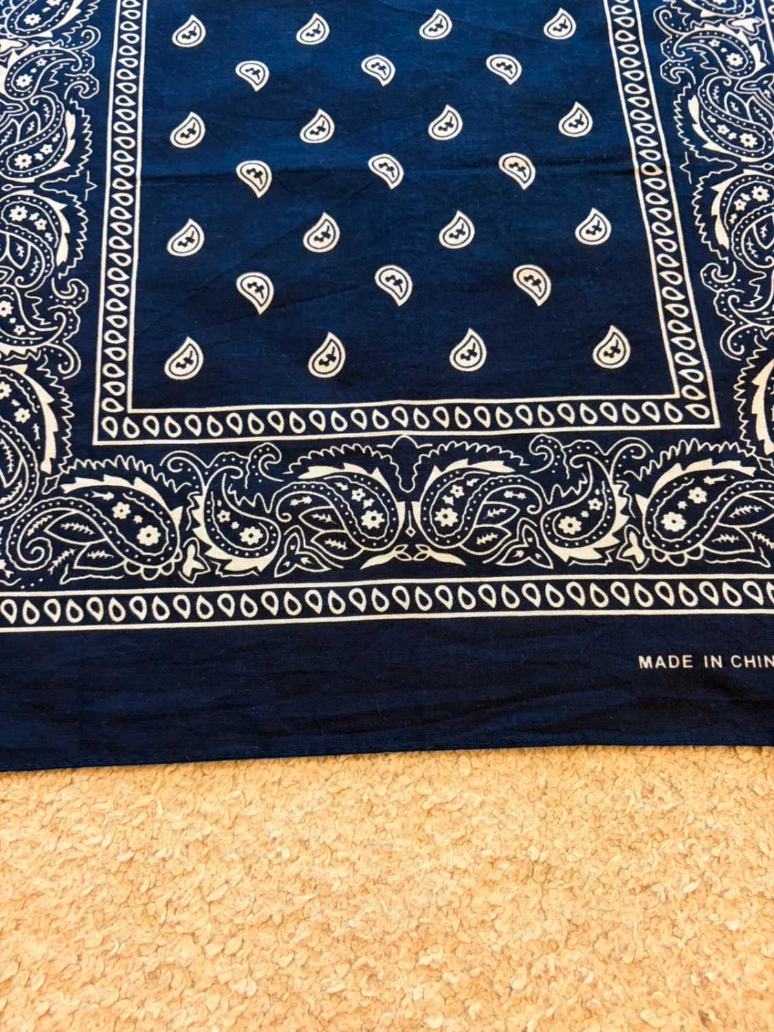 Bandana Marine - Motifs Blanc - Unisexe
