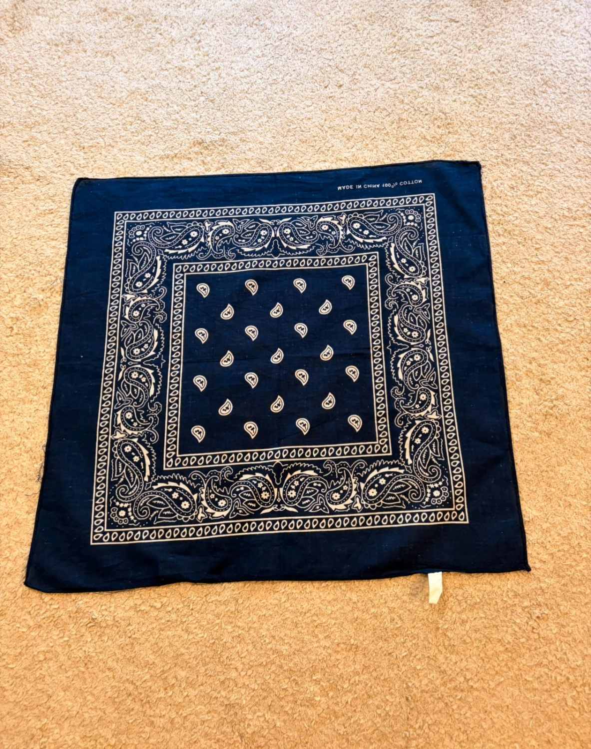 Bandana Marine - Motifs Blanc - Unisexe