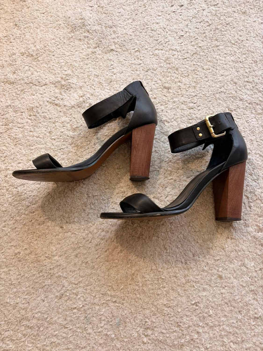 👠 Sandali con tacco alto Minelli - Pelle nera - Tg.39