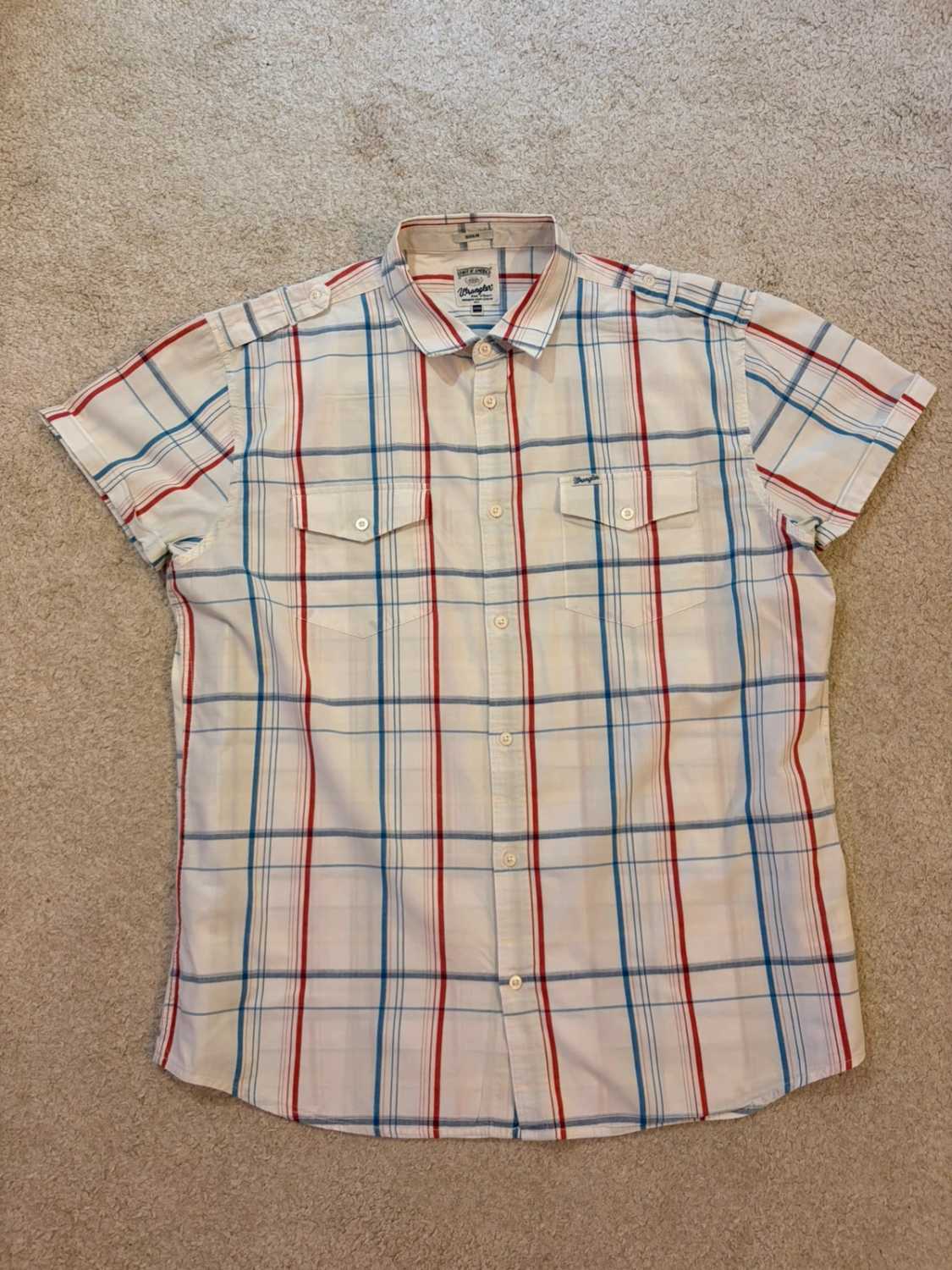 Chemisier Wrangler Regular Fit à Manches Courtes - Frais & Spacieux