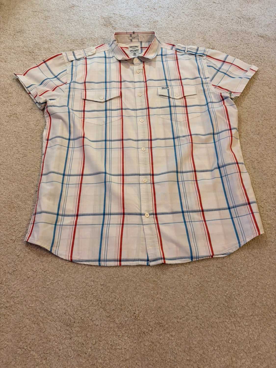 Chemisier Wrangler Regular Fit à Manches Courtes - Frais & Spacieux